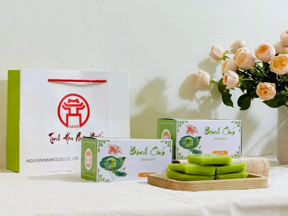 Bánh cốm mộc Hà Nội
